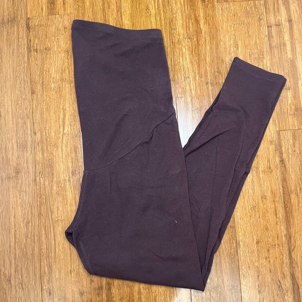 Sonoma Maternity Size M Dark Purple Leggings